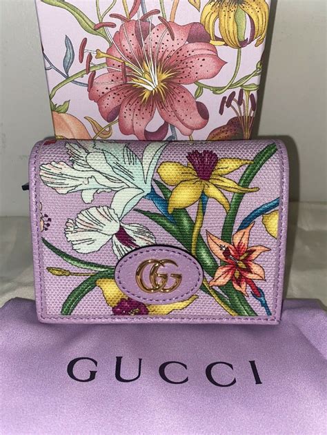 gucci flora mens wallet|Gucci accessory collection wallet.